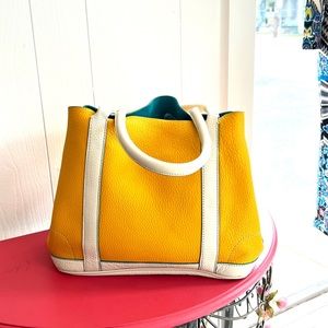 J.Crew Collection Rare Borge Garveri 2008 Leather Tote